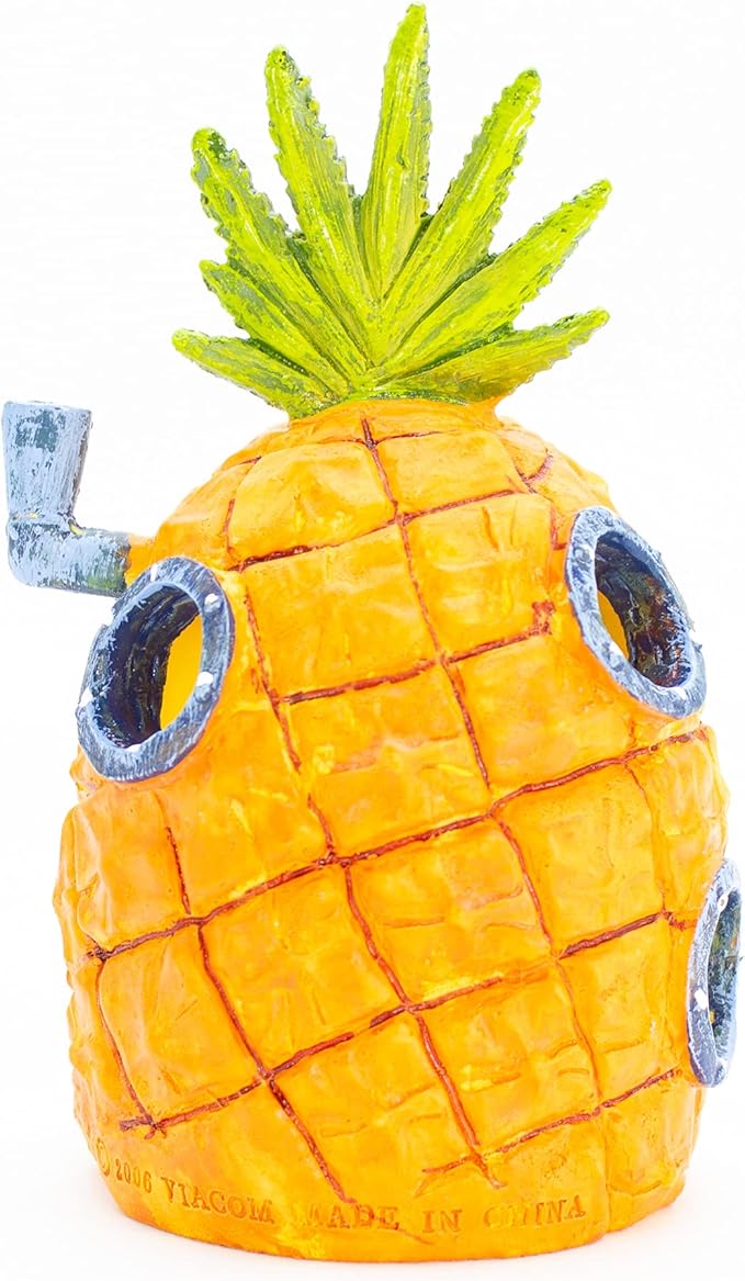 Penn-Plax Spongebob Squarepants Officially Licensed Aquarium Ornament – Spongebob’s Pineapple House – Large Penn-Plax