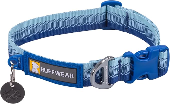 Ruffwear, Front Range Dog Collar, Durable and Comfortable Collar for Everyday Use, Coastal Fade, 20"-26" RuffwearInc