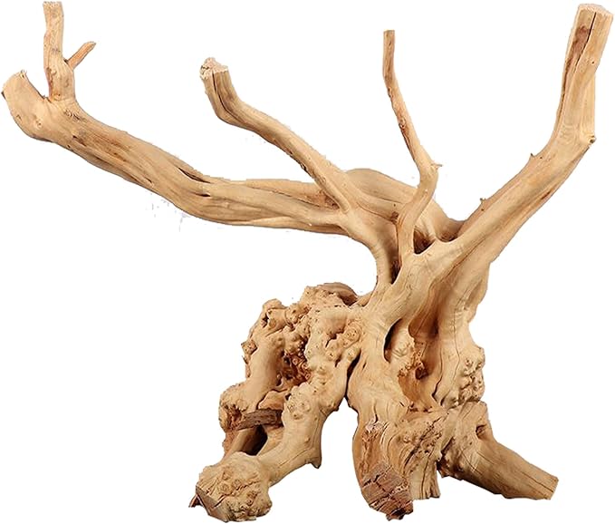 WDEFUN Natural Spiderwood for Aquarium Decor 1-Piece 13''-16'' Long Natural Driftwood Branches for Fish Tank Decorations WDEFUN