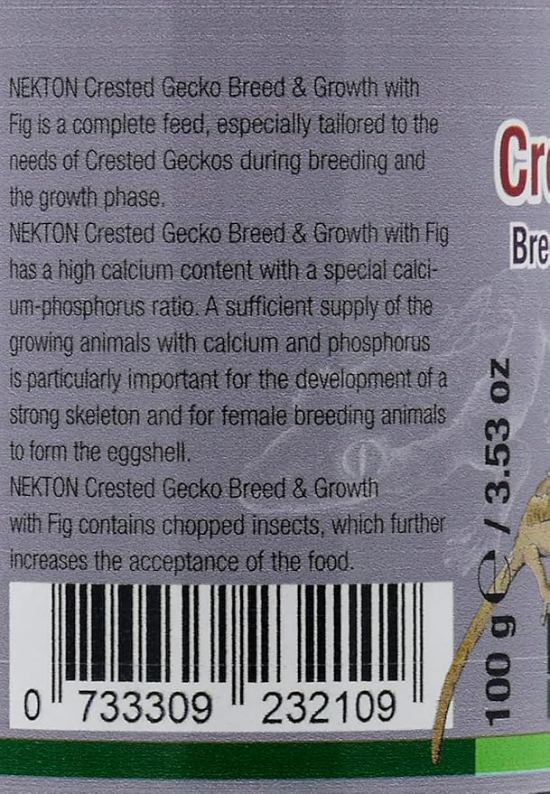 Nekton Crested Gecko Fig for Growth and Breeding 100g (3.53oz) NEKTON