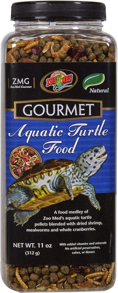 Zoo Med Gourmet Aquatic Turtle Food 11 oz. ZooMed