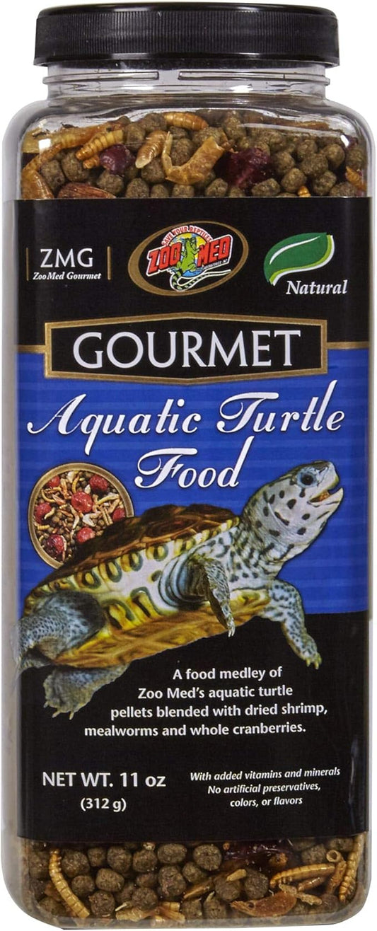Zoo Med Gourmet Aquatic Turtle Food 11 oz. ZooMed