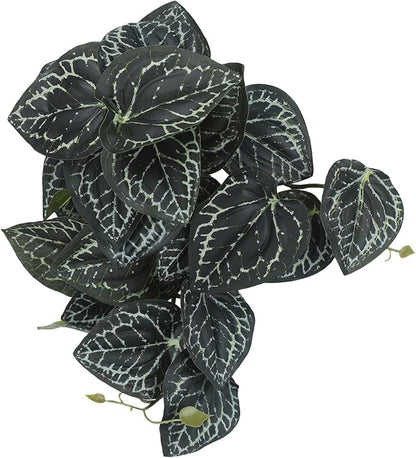 Fake Reptile Plants for Reptile Terrarium Plants, Reptile Plant Décor, Turtle Tank Plants with Suction Cup IBWell