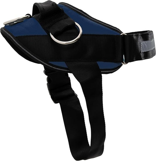 ShawnCo Essential Dog Harness, No-Pull Pet Vest with 3 Leash Clips, No Choke, Reflective, Adjustable and Padded, for Easy Walking and Training for Small, Medium and Large Dogs (Pacific Blue, L) SHAWNCO