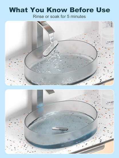 Cat Water Fountain: 75oz/2.2L Automatic Pet Water Dispenser for Cats with 304 Stainless Steel Top, Musical Wave Design with LED Indicator Pet Water Fountain for Cats Inside (6+6 Pack Filters) - PAWPICO