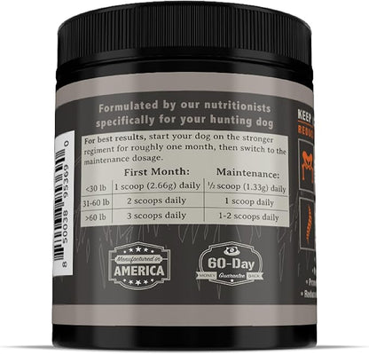 Free Range Joint Health Enhancer Supplement Powder for Dogs by Alpha Dog Nutrition - Premium Dog Arthritis Vitamins to Care for Joints - Contains Glucosamine, Chondroitin, MSM, Vitamin E, & More AlphaDogNutrition