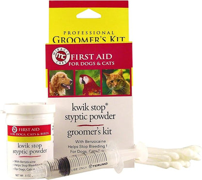 Miracle Care Kwik-Stop Groomers Kit for Dogs, Cats and Birds MiracleCare