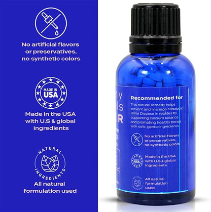 HealthyAnimals4Ever Bone Support for Reptiles - Natural Calcium Balance & Bone Strength Formula - Supports Bone Health, Mobility & Vitality - 300 Count HealthyAnimals4ever