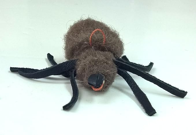Buffalo Spider Refill/Attachment Cat Toy - Natural Buffalo/Deer: Fits Wildcat and popular Bird and Mouse type wands/poles - PAWPICO