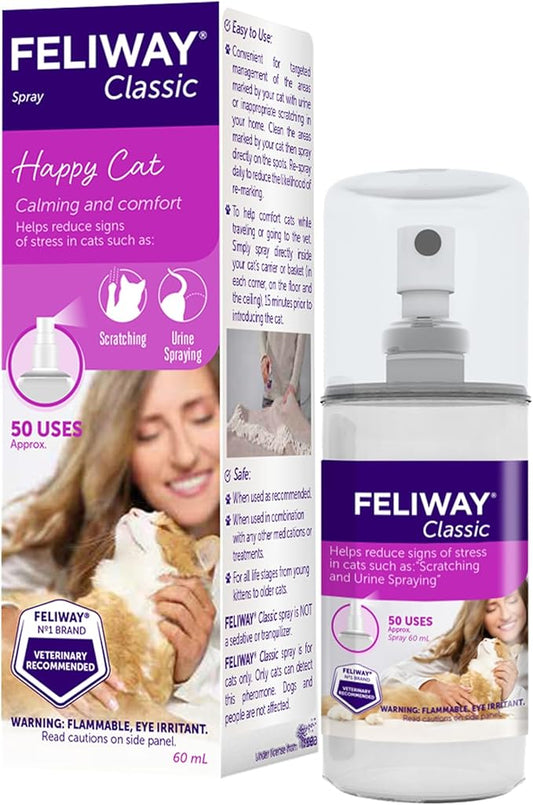 FELIWAY Classic Cat Calming Pheromone Spray (60 mL) Feliway%C2%AE