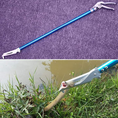 47-inch Snake Tongs Snake Catcher Grabber Tool Aluminum Alloy Reptile Catching Professional Equipment Ouronehome