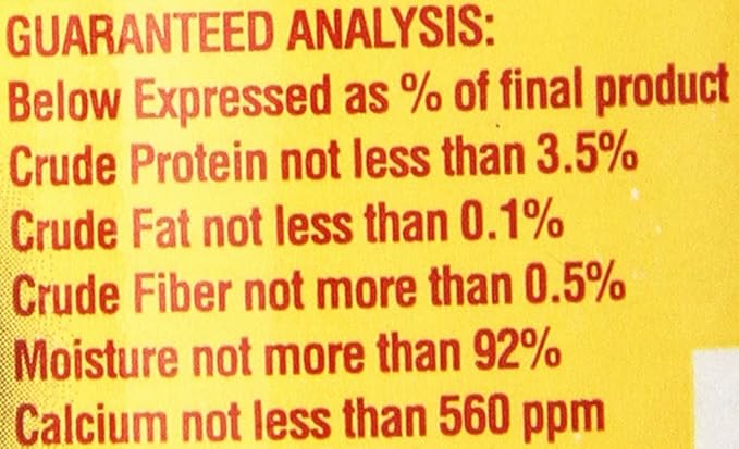 Fluker's Orange Cube Complete Cricket Diet, Gut Load Food for Feeder Insects and Live Crickets, Provides Vitamins, Minerals, and Hydration, 6 oz Flukers