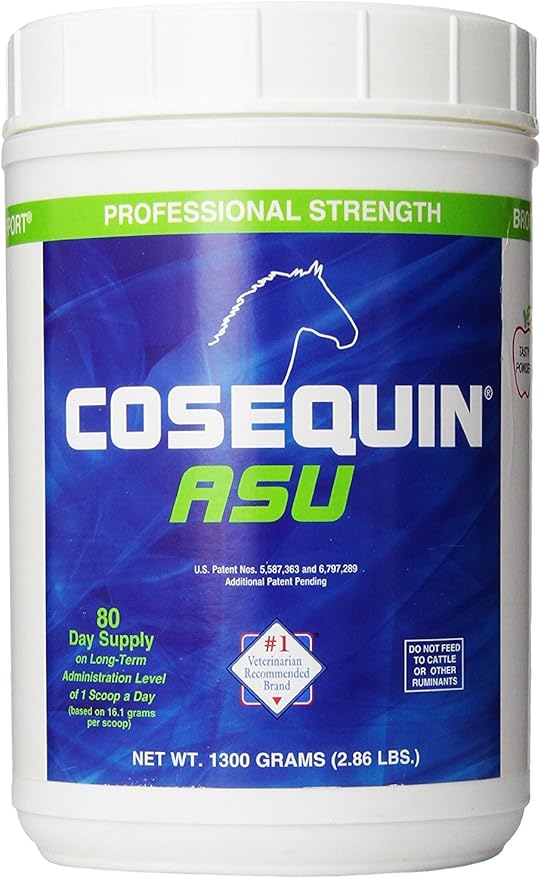 Nutramax Cosequin ASU Joint Health Supplement for Horses - Powder with Glucosamine, Chondroitin, ASU, and MSM, 1320 Grams NutramaxLaboratories