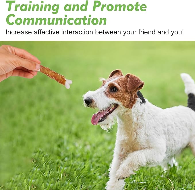 MON2SUN Dog Treats, Chicken Wrapped Calcium Dog Bones Without Rawhide, 4 Inch Training Treats for Teeth Cleaning and Fresh Breath, Dog Chews for Puppy and Small Dogs (10 Ounce - Pack of 1) - PAWPICO