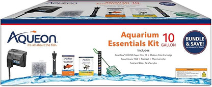 Aqueon Fish Tank Aquarium Essentials Starter Kit for 10 Gallon Tanks Aqueon