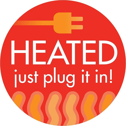 K&H Pet Products Outdoor Heated Kitty House, Outdoor Cat House for Outside Community Cats, Strays, and Ferals, Insulated Shelter, Warming Cold Weather House with Heated Pad for Winter, Barn Design - PAWPICO