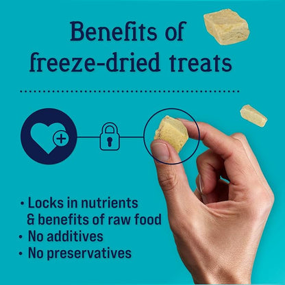 Stewart Freeze Dried Dog Treats, Chicken Breast, 3 oz, Grain Free & Gluten Free, Resealable Pouch, Single Ingredient, Training Treat in Beef Liver, Salmon, Chicken Liver & Chicken Breast 4, 14, 21 oz - PAWPICO