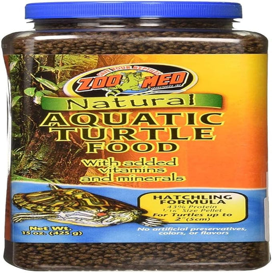 Zoo Med Natural Aquatic Turtle Food Hatchling Formula (15 oz) ZooMed