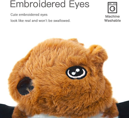 SHARLOVY Dog Squeaky Toys 5 Pack, Pet Toys Crinkle Dog Toy No Stuffing Animals Dog Plush Toy Dog Chew Toy for Large Dogs and Medium Dogs Squeeky Doggie Toys 5 Pack for Large Dogs Multi-Colored - PAWPICO