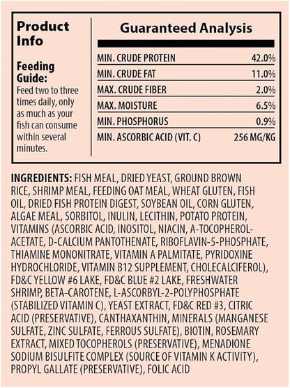 Tetra Goldfish Flakes, Nutritionally Balanced Diet For Aquarium Fish, Vitamin C Enriched Flakes, 4.52 lbs oz Tetra