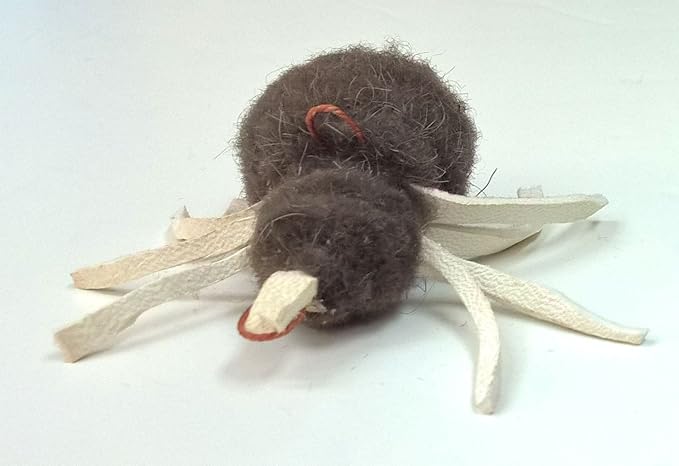 Buffalo Spider Refill/Attachment Cat Toy - Natural Buffalo/Deer: Fits Wildcat and popular Bird and Mouse type wands/poles - PAWPICO
