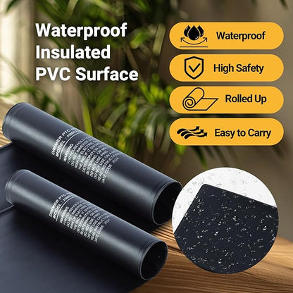 REPTI ZOO 6" X 8" Reptile Heat Pad Fast Heating Pad with Adjust Knob 8W Reptile Heat Mat for Turtles/Hermit Crabs/Bearded Dragons/Leopard Geckos/Snakes/Lizards, and Seed Germination REPTIZOO