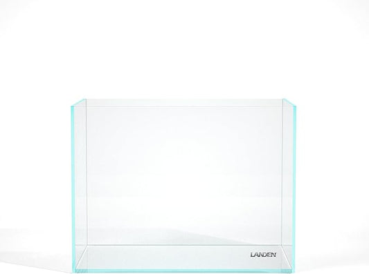 Landen 60H 30 Gallon Rimless Low Iron Aquarium Tank, 23.6" W × 17.7" D × 17.7" H (60cm x 45cm x 45cm) 8mm Thickness with Black Nano Foam Leveling mat Included Landen