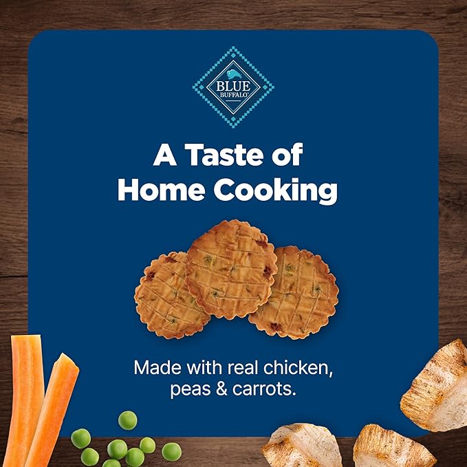 Blue Buffalo Nudges Homestyle Natural Dog Treats, Made in the USA with Real Chicken, Peas, and Carrots, 16-oz. Bag - PAWPICO