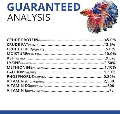 Fluval Bug Bites Betta Fish Food, Granules for Small to Medium Sized Fish, 1.05 Oz. Fluval