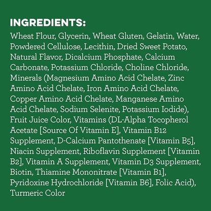 Greenies Teenie Natural Dog Dental Treats, Sweet Potato Flavor, 12 oz. Pack (43 Treats) - PAWPICO