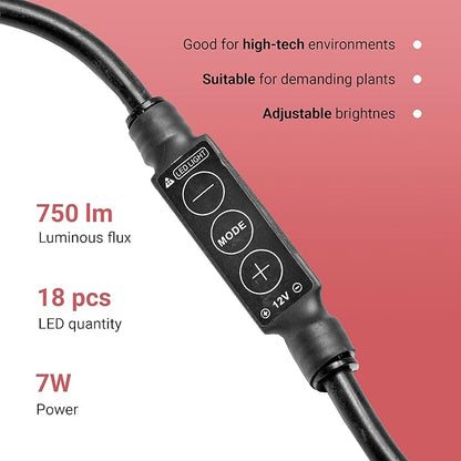 Chihiros C201 Aquarium LED Light - Fish Tank Light for Small Fish Aquarium - Compact LED Fish Tank Lights - Energy-Saver Aquarium Lights for Fish Tank- Aquarium Light with Dimmer for Mini Fish Tank chihirosaquaticstudio