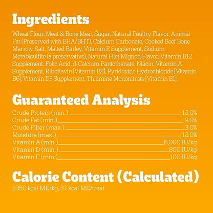 PEDIGREE MARROBONE Dog Treats Real Beef Flavor Crunchy Dog Biscuit, 6 lb. Pack - PAWPICO