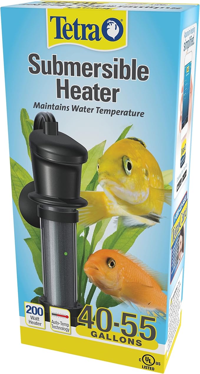 Tetra Submersible Heater With Electronic Thermostat, 200-Watt Tetra