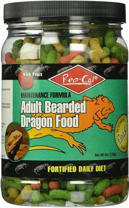 Rep-Cal Adult Bearded Dragon Food (8oz) Rep-Cal
