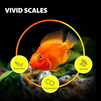 Purify Series for Cichlid Fish Food, Floating pellets, Nutritionally Balanced Professional Formula, Color Enhancing, All Natural Ingredients, Small Granule, 2.12 oz (Pack of 2) GOODPARTNERFishFoodPurifySeries