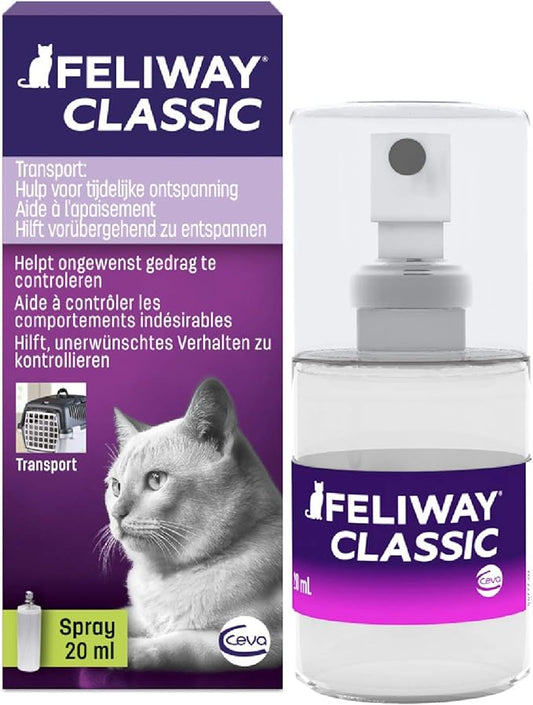 FELIWAY Classic Cat Calming Pheromone Travel Spray (20 mL) Feliway%C2%AE