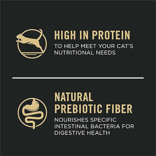 Purina Pro Plan High Protein Cat Food With Probiotics for Cats, Chicken and Rice Formula - 7 lb. Bag - PAWPICO
