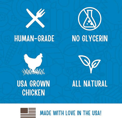 Full Moon Chicken Fillet Healthy All Natural Dog Treats Human Grade Made in USA 48 oz - PAWPICO