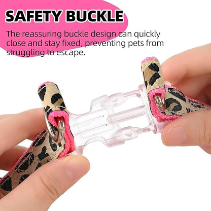 Mile High Life Dog Collar, Harness and Leash | Leopard Design | Perfect Accessory for Walking Your Dog - PAWPICO