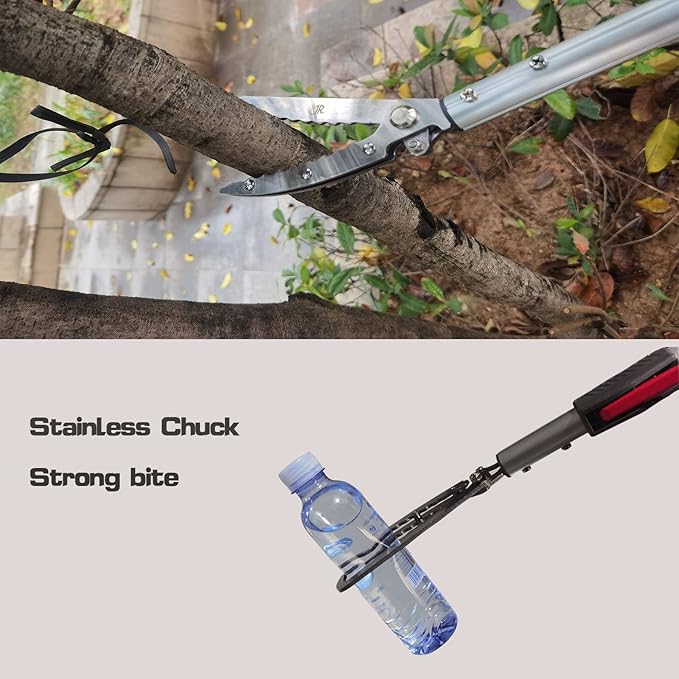 7.3ft Snake Catcher Tongs Grabber Professional Traps Stick Heavy Duty Auminum Alloy Pick-up Handing Tools SYFRLLC