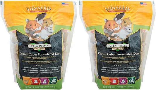 Sunseed Critter Cubes Food [Set of 2] Size: 2 Pound Sunseed