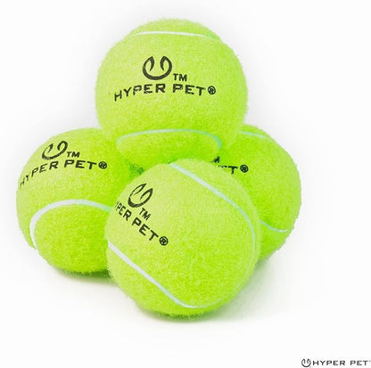 Hyper Pet MINI Tennis Balls for Dogs (Pet Safe Dog Ball for Exercise & Training, Interactive Toys work with Hyper Pet K9 Kannon MINI Launcher - 4 Pack MINI Green - PAWPICO