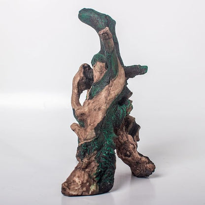 Fish Tank Decorations Aquarium Décor Resin Artificial Tree Trunk Root (G) Taomypets
