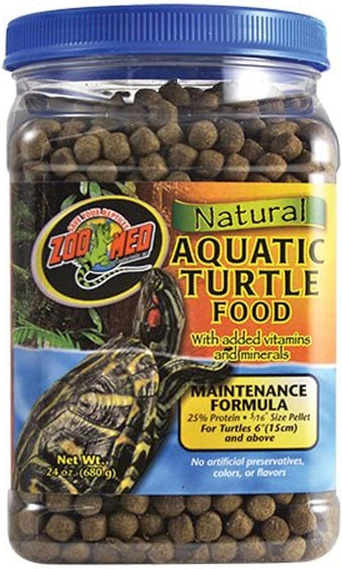 Zoo Med Natural Aquatic Turtle Food, Maintenance Formula, 24-Ounce ZooMed