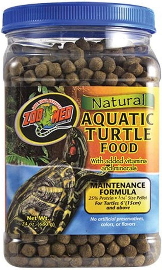Zoo Med Natural Aquatic Turtle Food, Maintenance Formula, 24-Ounce ZooMed