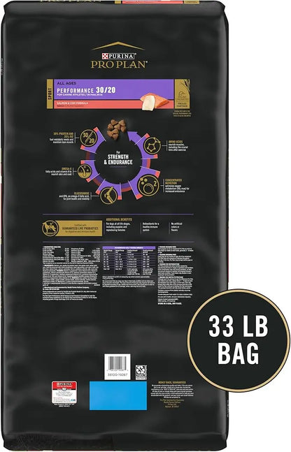 Purina Pro Plan Sport Performance 30/20 Salmon & Cod Formula Dry Dog Food - 33 lb. Bag - PAWPICO