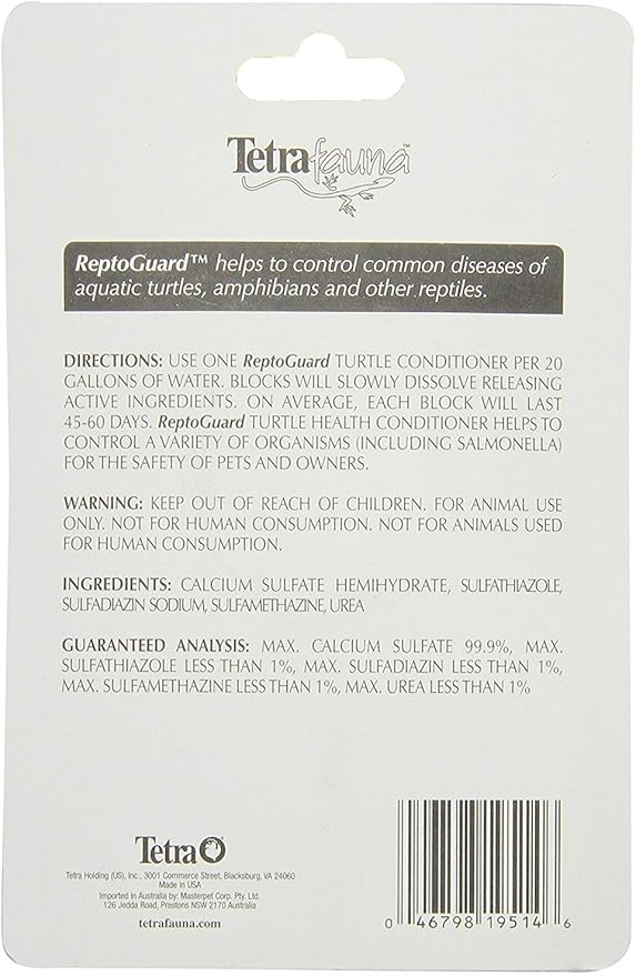 TetraFauna ReptoGuard Turtle Health Conditioner 3 Count, Slow-Release (19514) Tetra