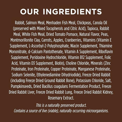 Instinct Dog Food, Grain Free Dog Food Dry, High Protein, Raw Coated Dog Food, Dog Kibble, Original Real Rabbit, 20 lb. Bag - PAWPICO