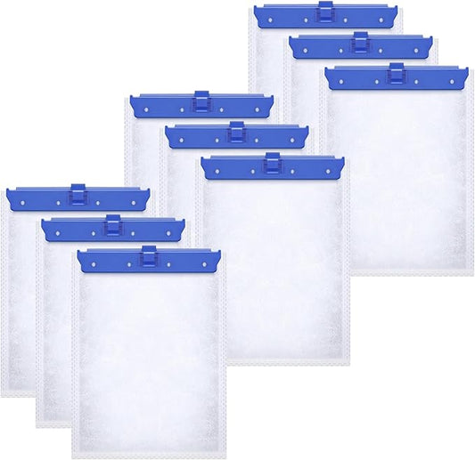 [Assembled] Large Filter Cartridge Replacement for Tetra Whisper Bio-Bag Filters Cartridges Large, Disposable Filter Cartridges for Tetra ReptoFilter Cartridges Aquariums - 9 Pack Renami