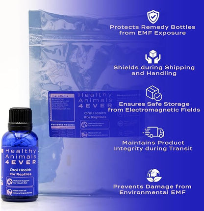 HealthyAnimals4Ever Reptile Oral Health - Natural Support for Mouth Rot, Enhanced Oral Hygiene & Long-Lasting Comfort - Gentle Homeopathic Formula - 300 Count HealthyAnimals4ever